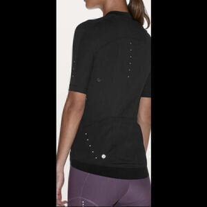 Lululemon City to Summit Cycling Jersey S/S Short Sleeve Shirt BLACK sz XL fit M